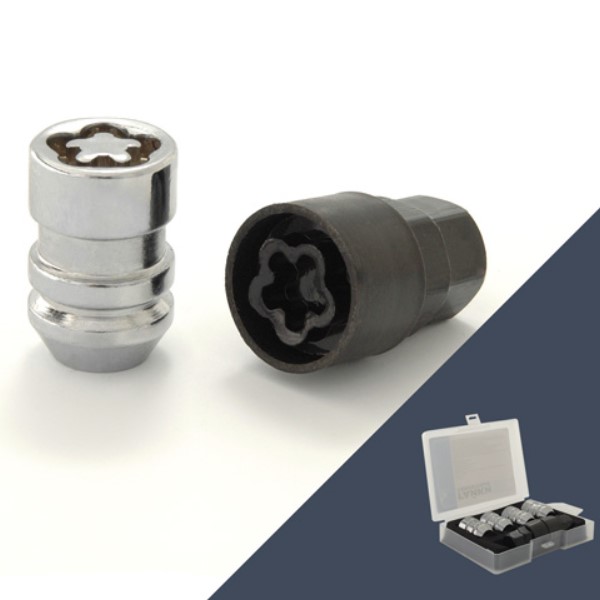 Комплект секретный  LS JN-618 (гайка М12x1,25; 36, конус, 4+2, пластик, коробка,CH)