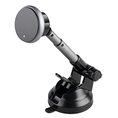 Держатель телефона на лобовое стекло/панель магнитный SKYWAY штанга телескопическая